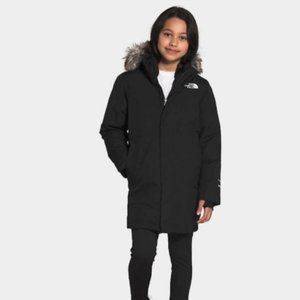 Girls' Arctic Swirl Down Parka - Size M (10/12)